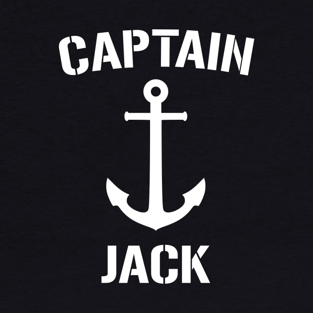 Nautical Captain Jack Personalized Boat Anchor by Rewstudio